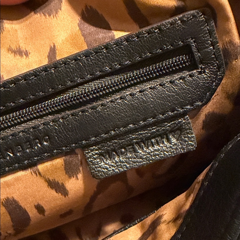 Aimee Kestenberg Black Leather Crossbody Bag - Picture 5 of 9
